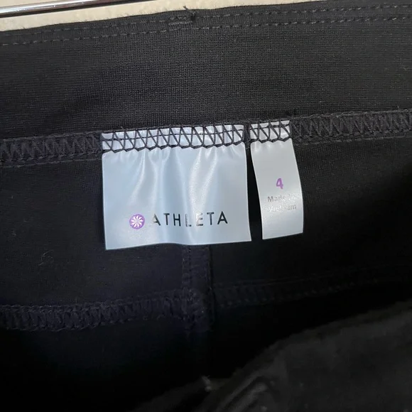 ATHLETA PONTE PANTS WITH ZIPPER POCKETS SIZE 4 - Picture 2 of 6